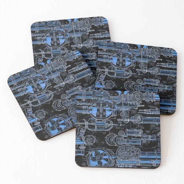 Item preview, Mystery Machine Blue Prints - Seamless designed and sold by GalacticLabs.