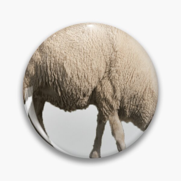 Item preview, French big belly brown sheep graze designed and sold by Norris-Home19.