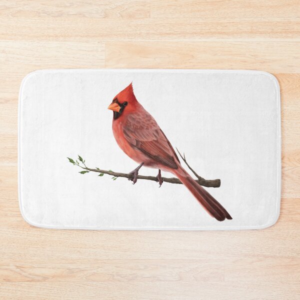 Item preview, Male Cardinal on a Tree Branch designed and sold by CreationsByBear.