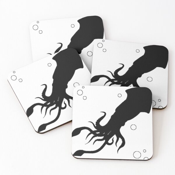 Item preview, Japanese black squid blowing water bubbles designed and sold by Norris-Home19.