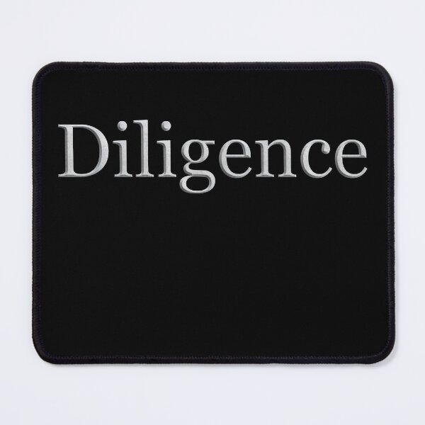 Item preview, Diligence (White Marble Text) designed and sold by Swabcraft.