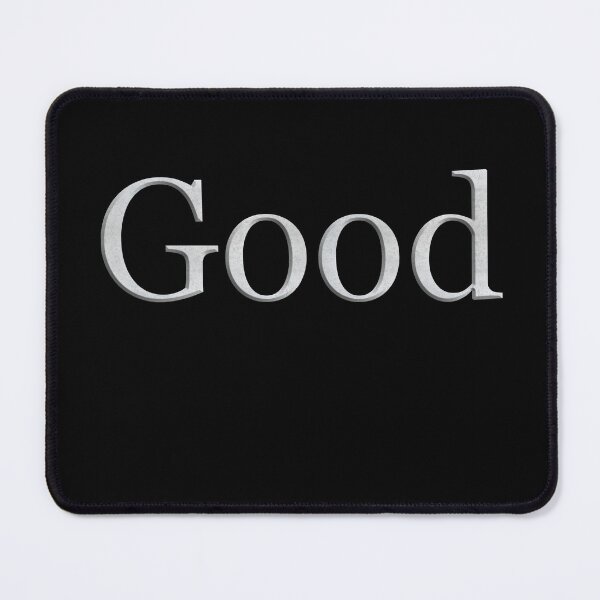 Item preview, Good (White Marble Text) designed and sold by Swabcraft.