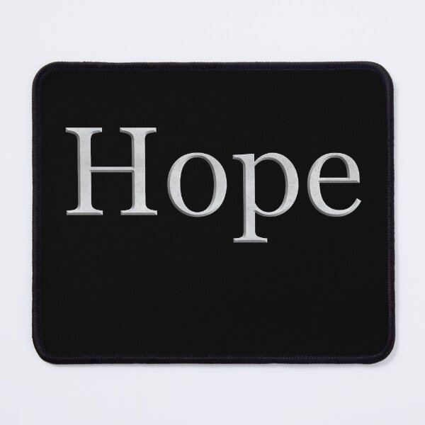 Item preview, Hope (White Marble Text) designed and sold by Swabcraft.