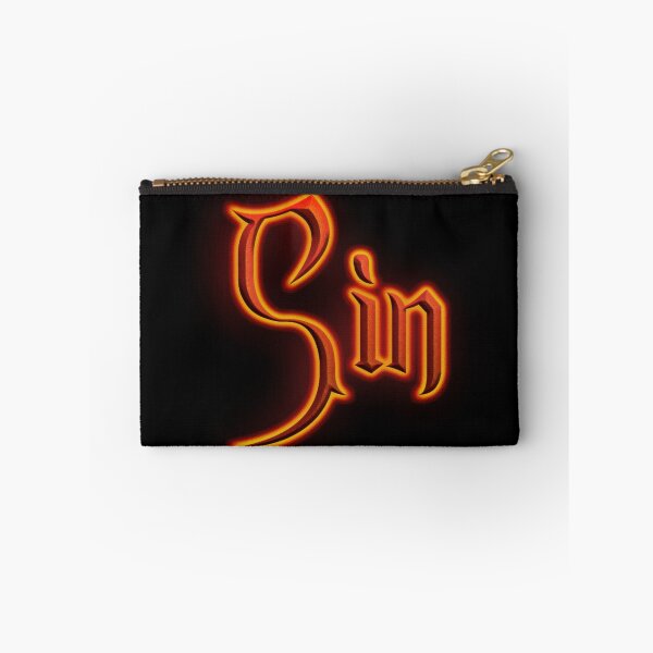 Item preview, Sin (Fiery Glowing Text) designed and sold by Swabcraft.
