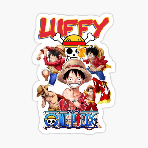Pegatina One Piece Calavera Luffy 1 Color – adhesivosNatos