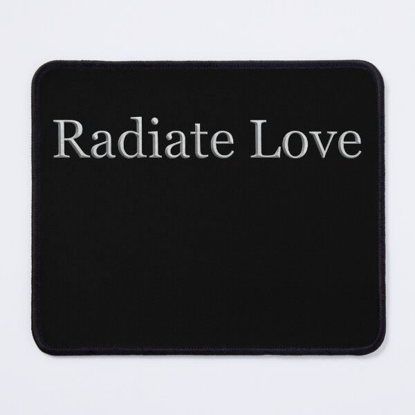 Item preview, Radiate Love (White Marble Text) designed and sold by Swabcraft.