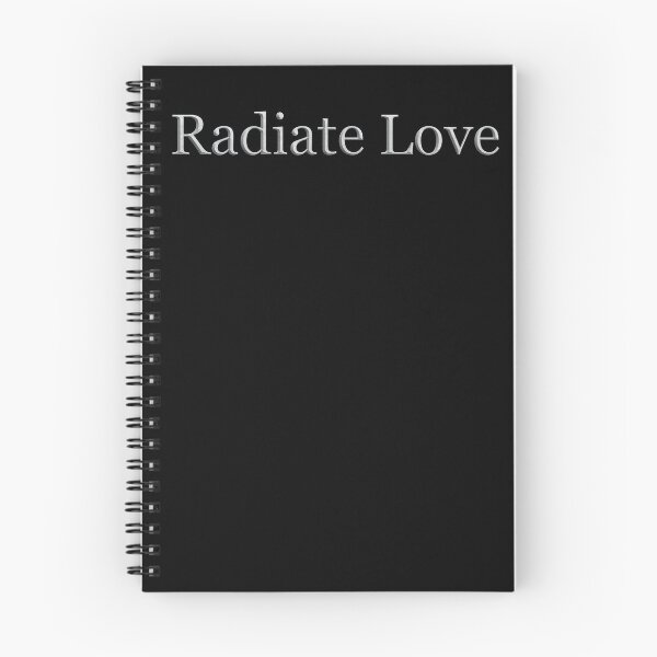 Item preview, Radiate Love (White Marble Text) designed and sold by Swabcraft.