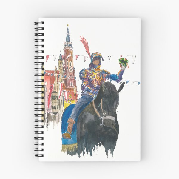 Item preview, Landshut Knight in the Procession in the Historical Dreamlike Old Town designed and sold by artshop77.