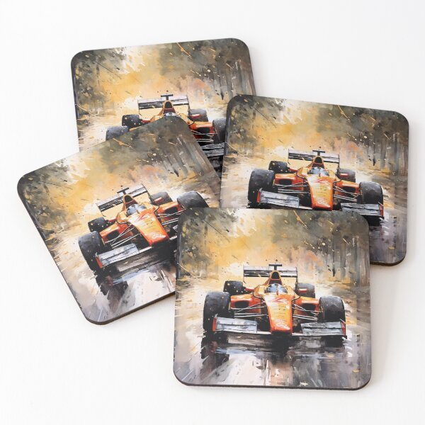 Item preview, Fernando Alonso 2018 Mclaren MCL33 F1 Watercolour Painting Print  designed and sold by PicTechNowArt.