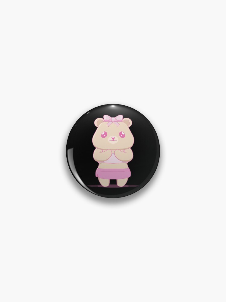 Coquette Aesthetic Pink Bear Downtown Aesthetic Girl Pin for Sale by  lanayacastrejon