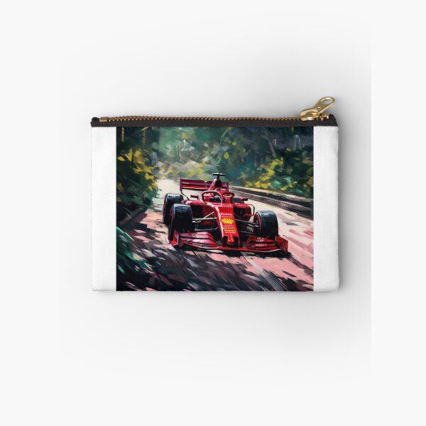 Item preview, Sebastian Vettel 2019 Ferrari SF90 F1 Watercolour Painting Print designed and sold by PicTechNowArt.