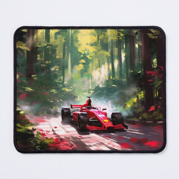 Item preview, Sebastian Vettel 2019 Ferrari SF90 F1 Watercolour Painting Print designed and sold by PicTechNowArt.