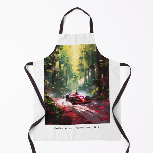 Item preview, Sebastian Vettel 2019 Ferrari SF90 F1 Watercolour Painting Print designed and sold by PicTechNowArt.