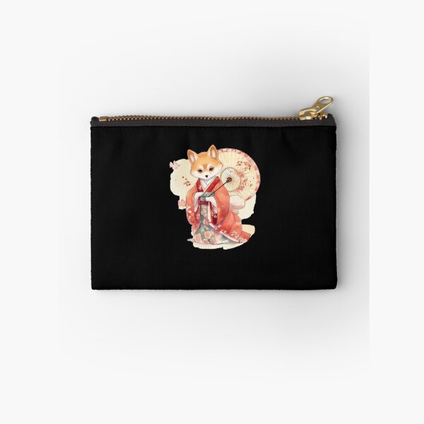 Item preview, Japanese dog Shiba Inu in kimono with flowers designed and sold by Naohiro.