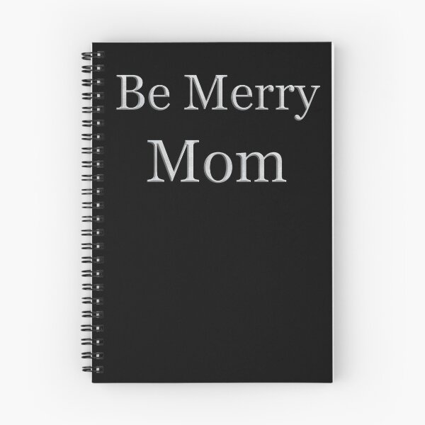 Item preview, Be Merry Mom (White Marble Text) designed and sold by Swabcraft.