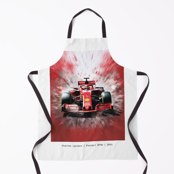 Item preview, Sebastian Vettel 2019 Ferrari SF90 F1 Watercolour Painting Print designed and sold by PicTechNowArt.