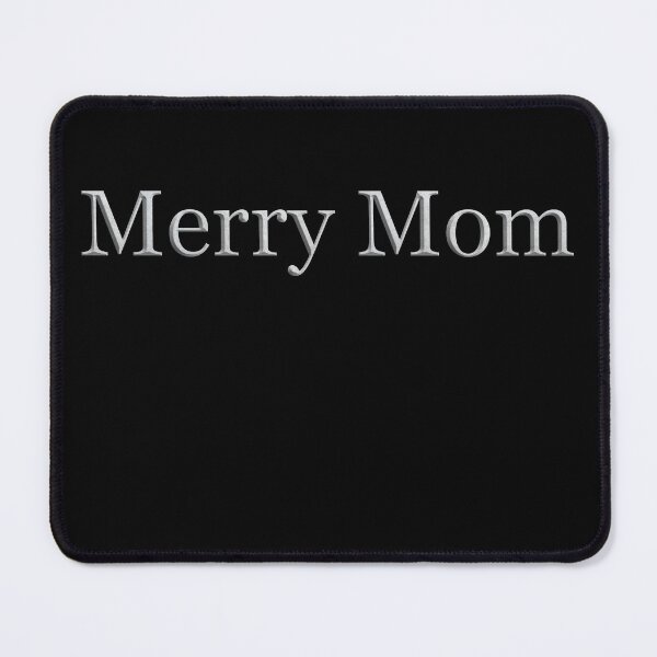 Item preview, Merry Mom (White Marble Text) designed and sold by Swabcraft.