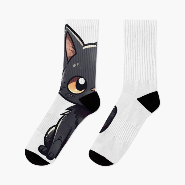 Item preview, Darling Shadows: Kawaii Black Kittens in Highly Detailed Cat Cartoons designed and sold by HappyPapaJohnny.