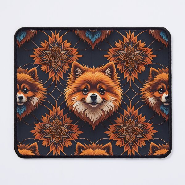 Item preview, Adding a Touch of Whimsy to Digital Art with Seamless Patterns Pomeranian designed and sold by Munchable Bites.