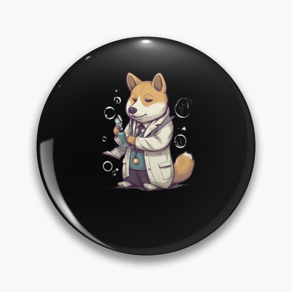 Item preview, Japanese dog Shiba Inu scientist doctor designed and sold by Naohiro.