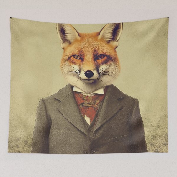 Item preview, Fox wearing a suit designed and sold by emelonadaiben.