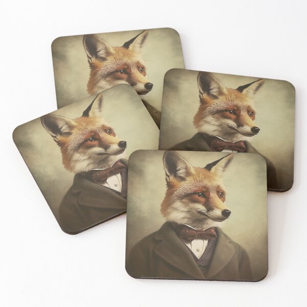 Item preview, Vintage Fox with a Suit designed and sold by emelonadaiben.