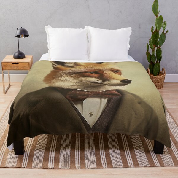 Item preview, Vintage Fox with a Suit designed and sold by emelonadaiben.