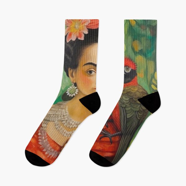 Item preview, Me and My Bird by Frida Kahlo designed and sold by belvinerogez.
