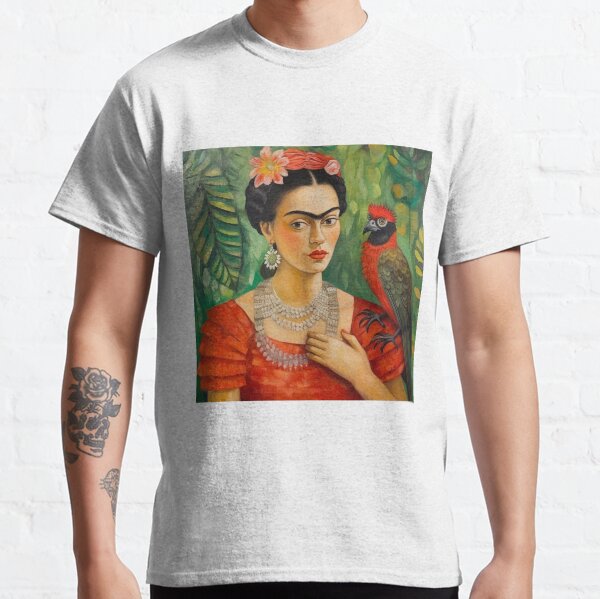 Moi et mon oiseau de Frida Kahlo T-shirt classique