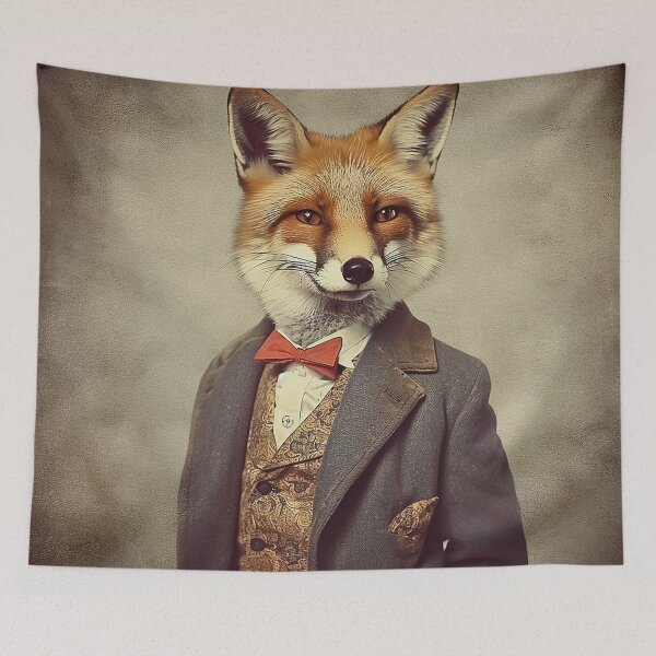 Item preview, Fox on Suit designed and sold by emelonadaiben.