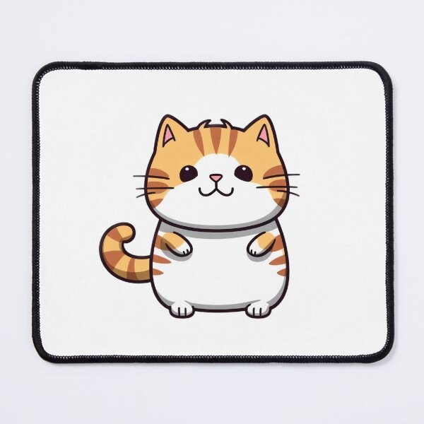 Item preview, Chubby Cuddles: Adorable Fat Cat with Irresistible Cuteness designed and sold by HappyPapaJohnny.
