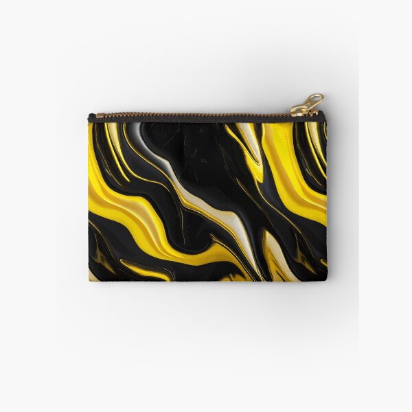 Item preview, Yellow And Black Marble designed and sold by RockBeeDesigns.