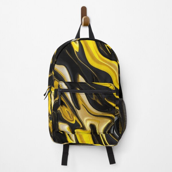 Item preview, Yellow And Black Marble designed and sold by RockBeeDesigns.
