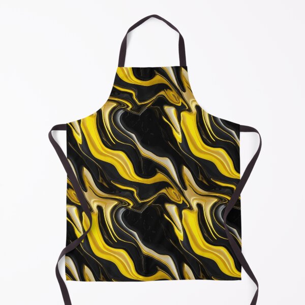 Item preview, Yellow And Black Marble designed and sold by RockBeeDesigns.