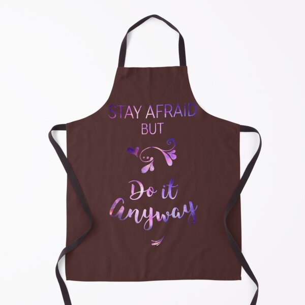 Item preview, Stay Afraid, But Do It Anyway (quote by Carrie Fisher) designed and sold by CultRatedanan.