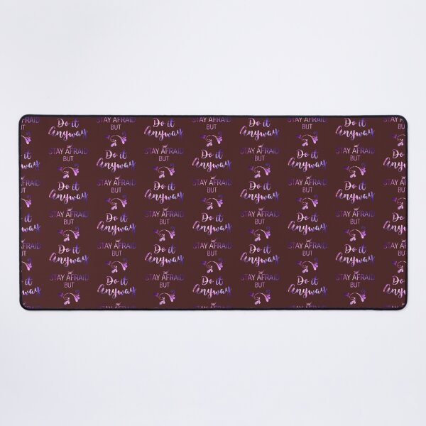 Item preview, Stay Afraid, But Do It Anyway (quote by Carrie Fisher) designed and sold by CultRatedanan.