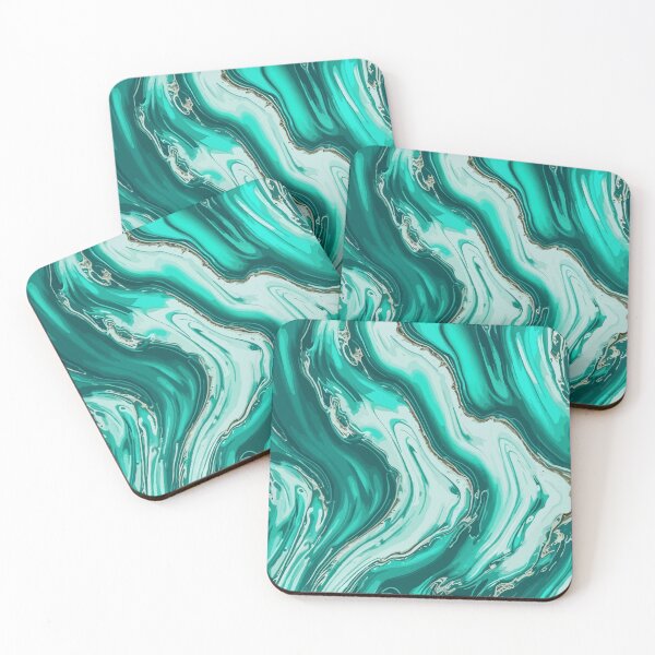 Item preview, Turquoise Marble designed and sold by RockBeeDesigns.