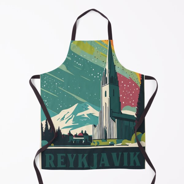 Item preview, Reykjavik, Iceland, Travel poster designed and sold by BokeeLee.