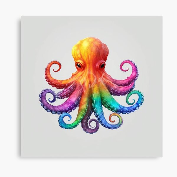 Item preview, Great of Rainbow Octopus designed and sold by marleansimone.