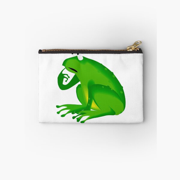Item preview, big legged green frog sitting thinking designed and sold by Chester-Des179.