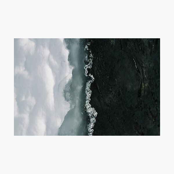Water and Ice Photographic Print