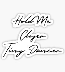 Elton John Lyrics Stickers Redbubble