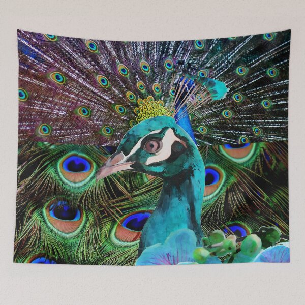 Item preview, The power animal - peacock designed and sold by ManifestYDreams.