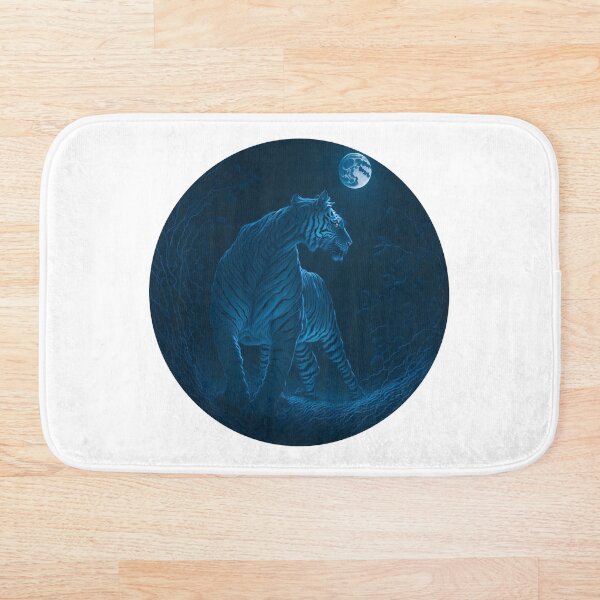 Item preview, Lunar Guardian: Tiger in the Woods designed and sold by MeowtifullyCute.