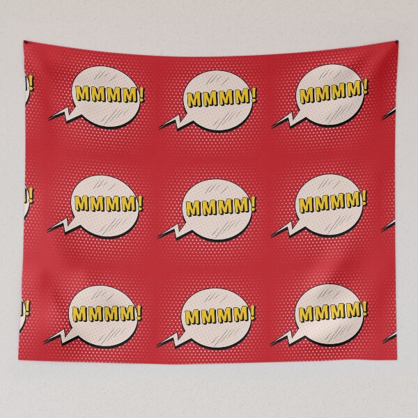 Item preview, Comic Bubble in Pop Art Style with Expressions MMMM designed and sold by ivector.