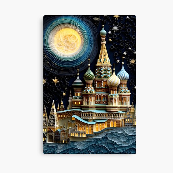 Item preview, Serbian Church at Night designed and sold by infocyde.
