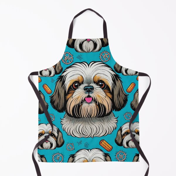 Item preview, Elevate Your Designs with Shih Tzu Seamless Patterns designed and sold by Munchable Bites.