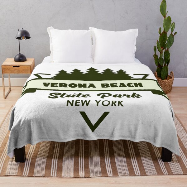 Item preview, Verona Beach State Park New York Trees And Ribbon designed and sold by bivenart.