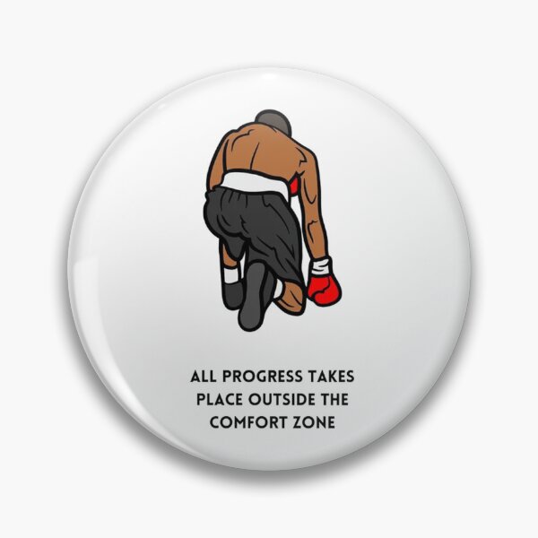 Item preview, All progress takes place outside the comfort zone designed and sold by thewaffleist.