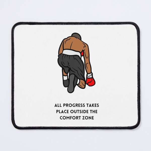 Item preview, All progress takes place outside the comfort zone designed and sold by thewaffleist.